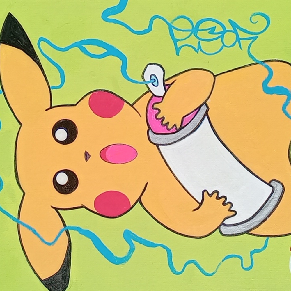 Pichu, Propane Flame Charmander,  Abstract Prints & More !